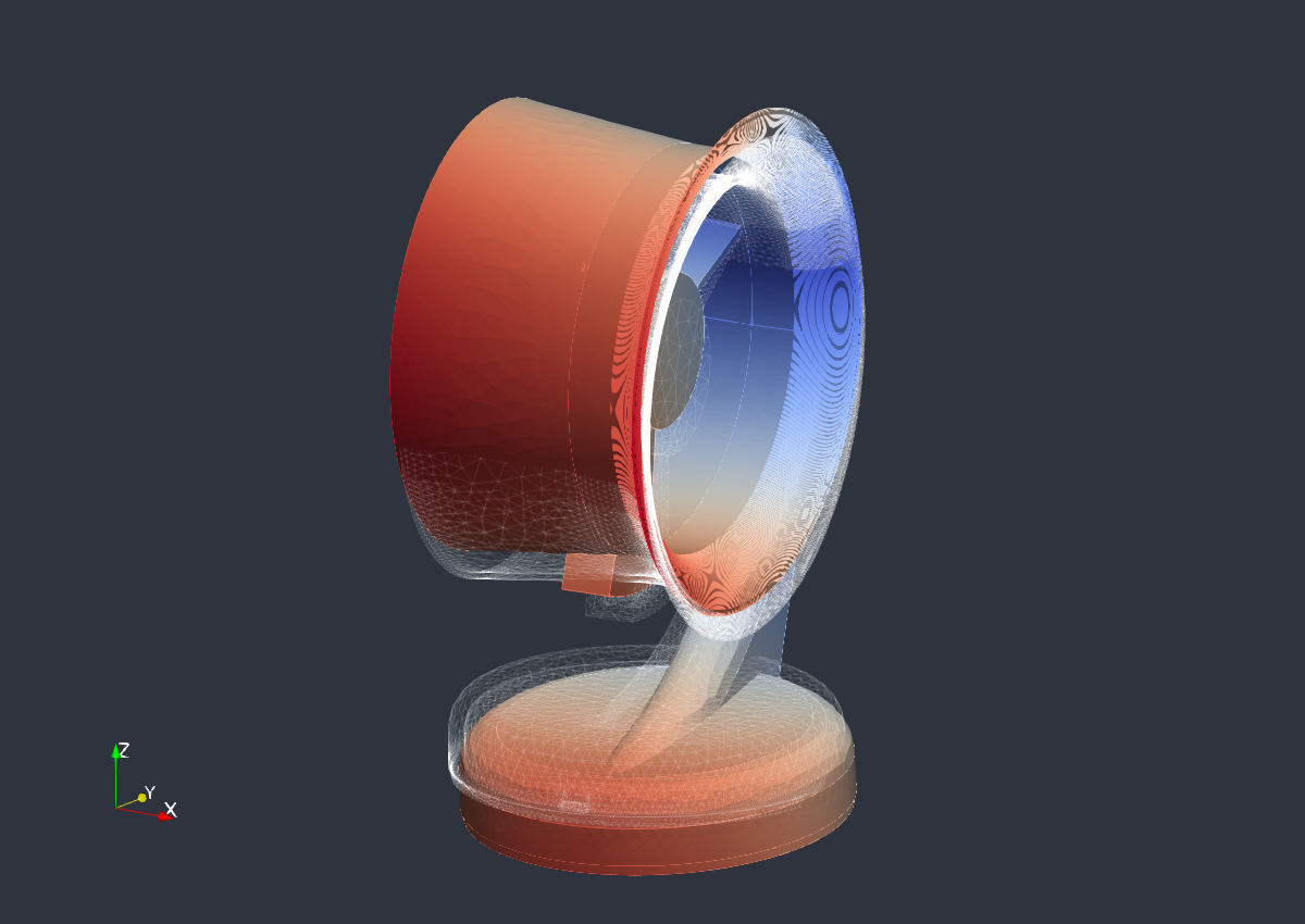 Fan housing modal simulation card preview